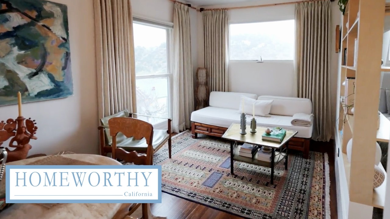 LOS ANGELES HOUSE TOUR | Step Inside a 450 Sq Ft 1920s Apartment | Renter-Friendly Design