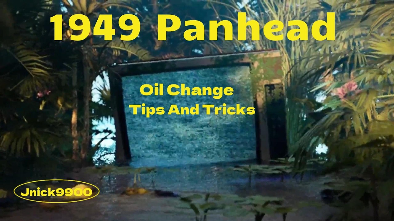 1949 Panhead Oil Change