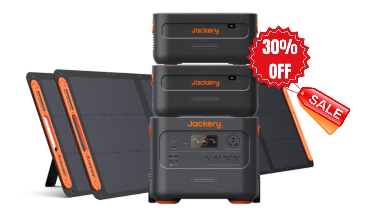 🔋Jackery Coupon Codes -30% Discount on⚡️Jackery Solar Generators!
