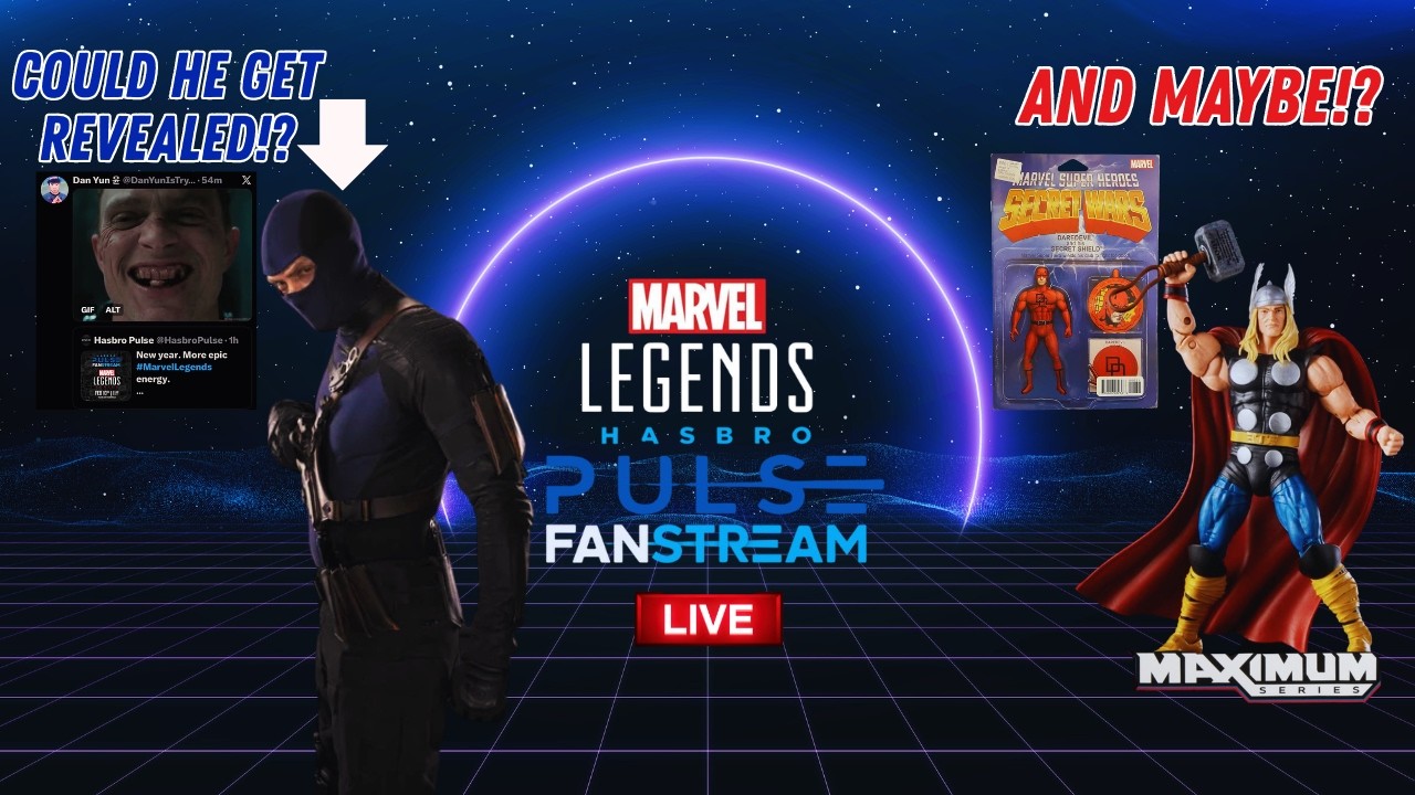 Hasbro Pulse Marvel Legends Fanstream Live Reaction!
