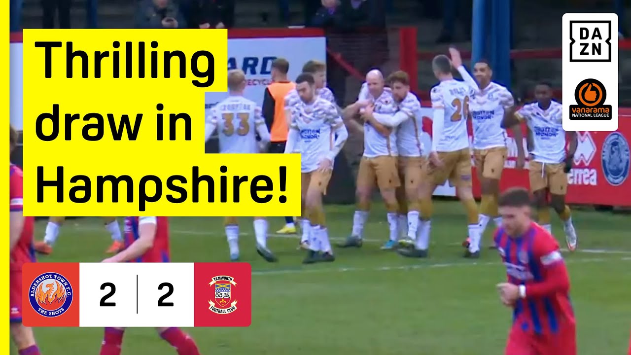 Four goals in exciting draw! | Aldershot 2-2 Tamworth | National League HIGHLIGHTS