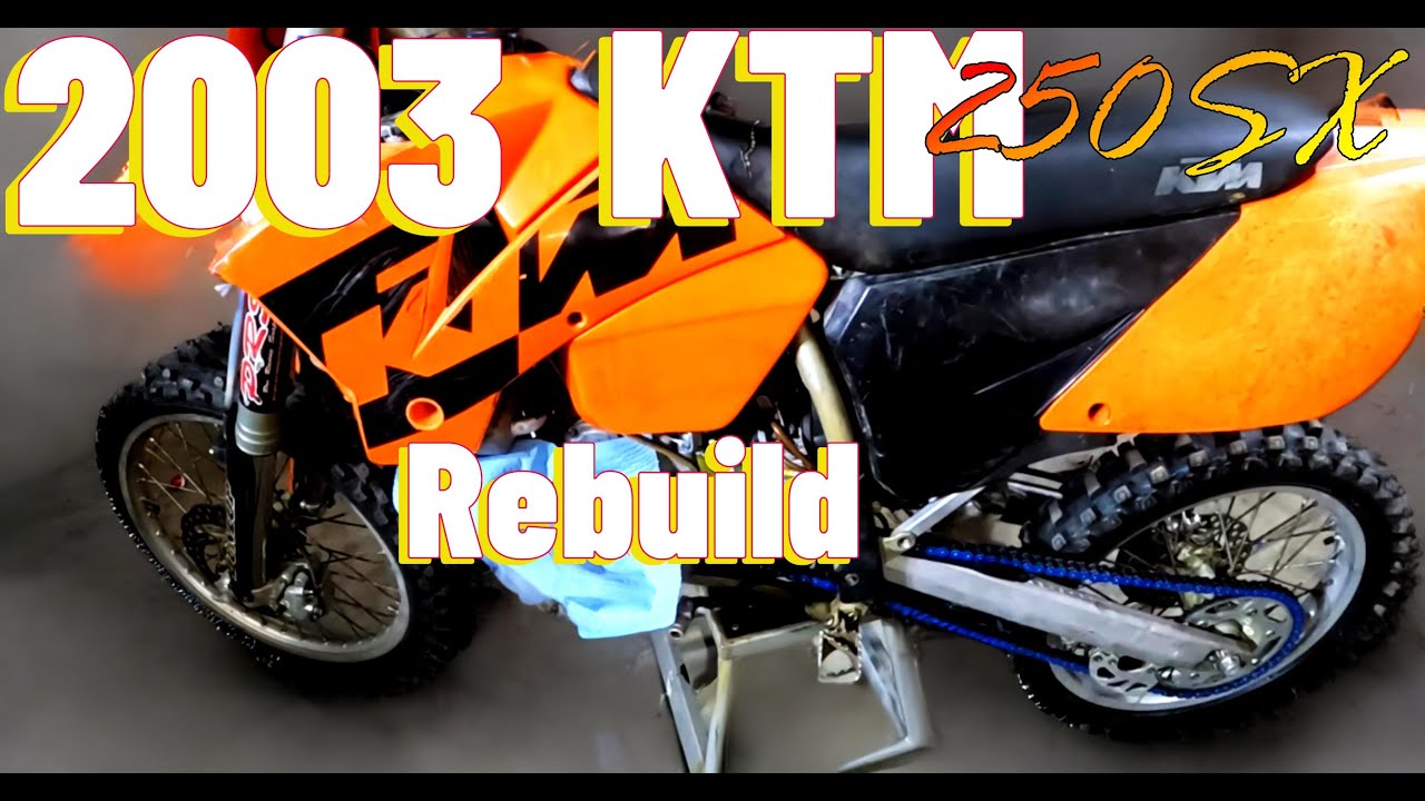 2003 KTM 250sx Rebuild - Part 1: Repairing the Crank Case