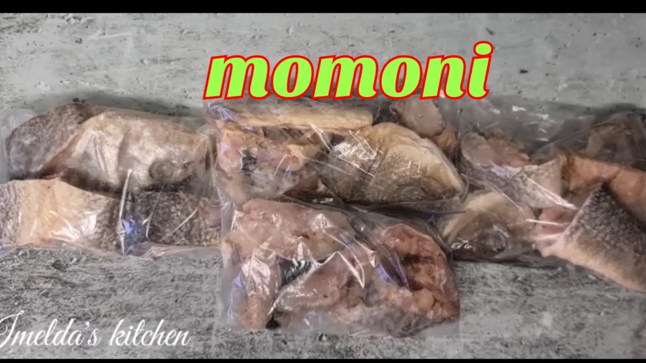 My Momoni recipe Ghana authentic salted Fermented fish