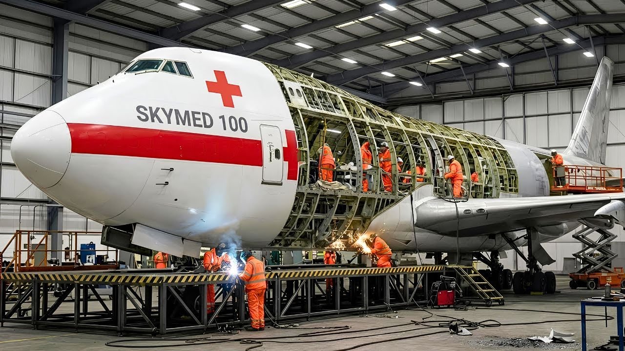 Cargo Plane Recycling Factory: From Aircraft Boneyard to 100 Bed Field Hospital