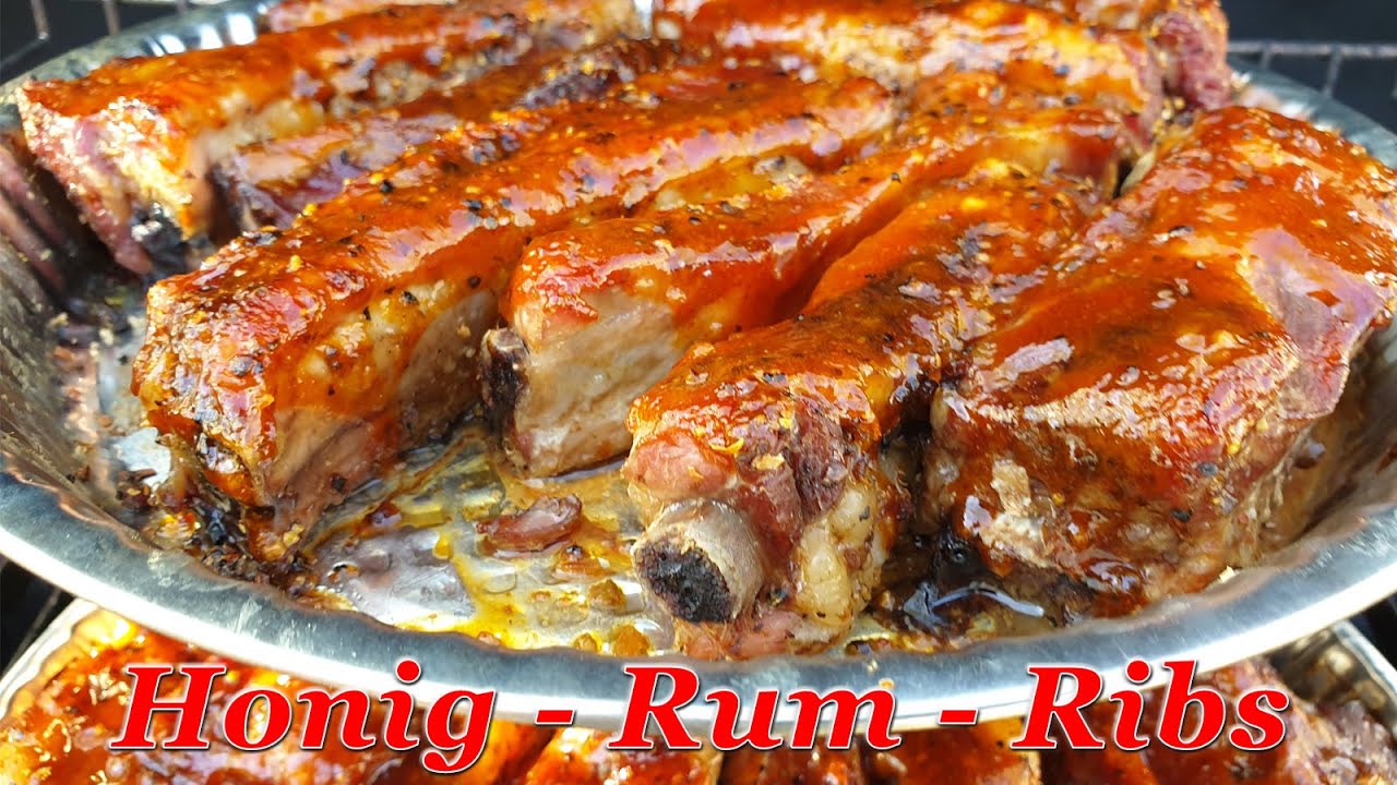 #370: Honig-Rum-Ribs (Spare Ribs mit Honig-Rum-Glasur)