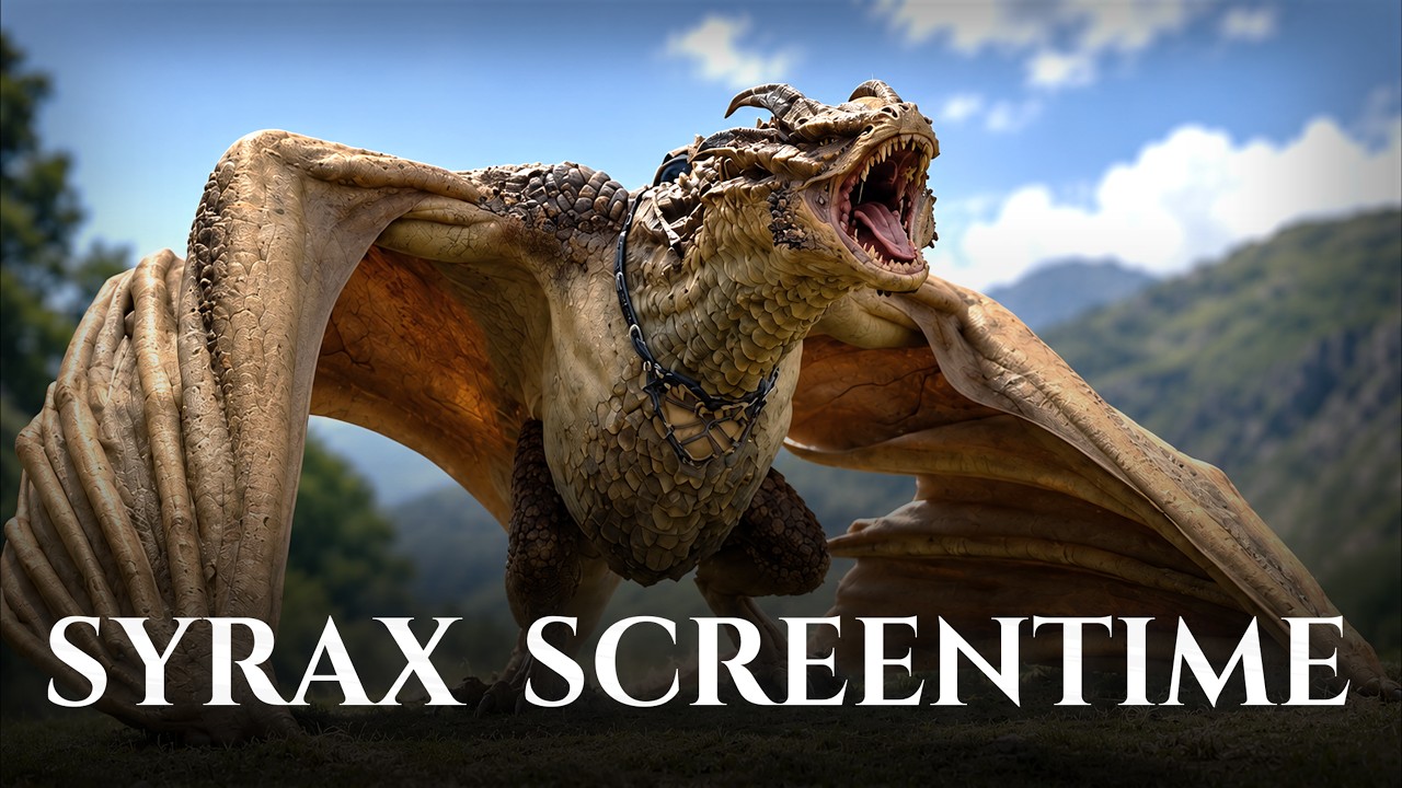 Syrax Screentime - House of the Dragon (Season 3)