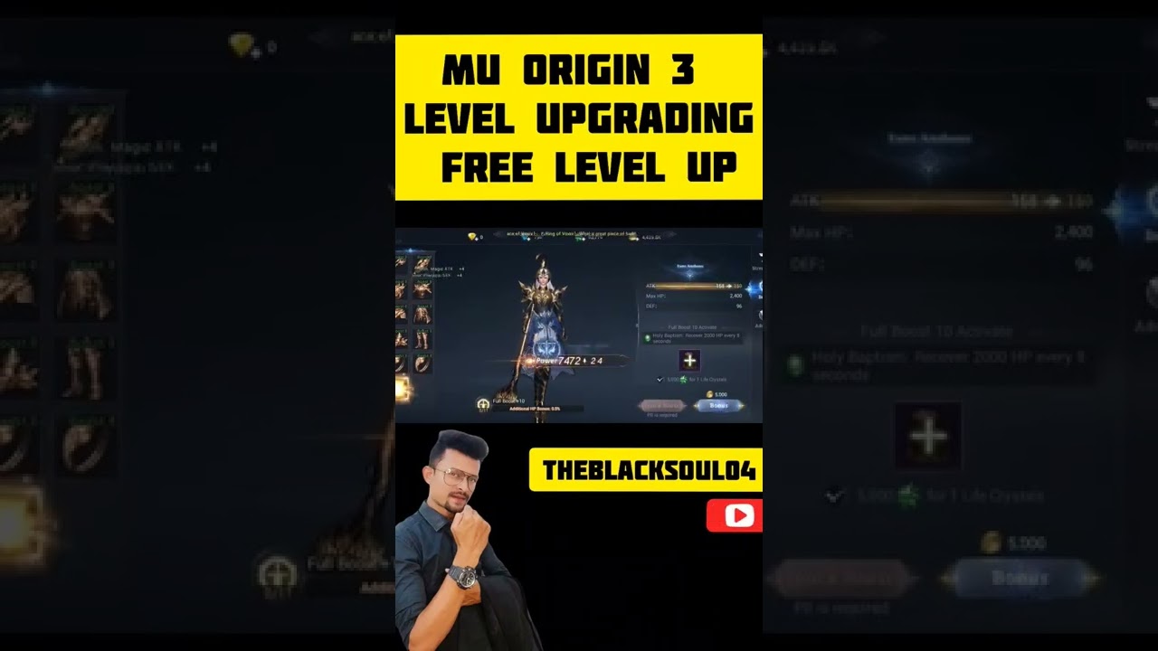 Mu origin 3 🥰  |  mythic upgrading 🔥🔥