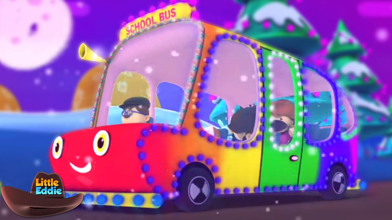 Little Eddies - Різдвяні колеса в автобусіпісня,Відео дитячого садка Для дітей англійською