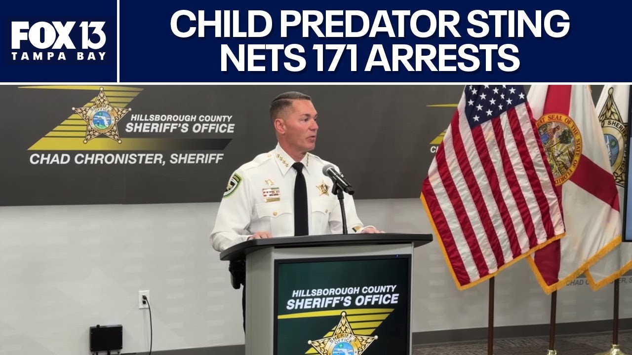 Florida teen rescued, child predator sting leads to 171 arrests