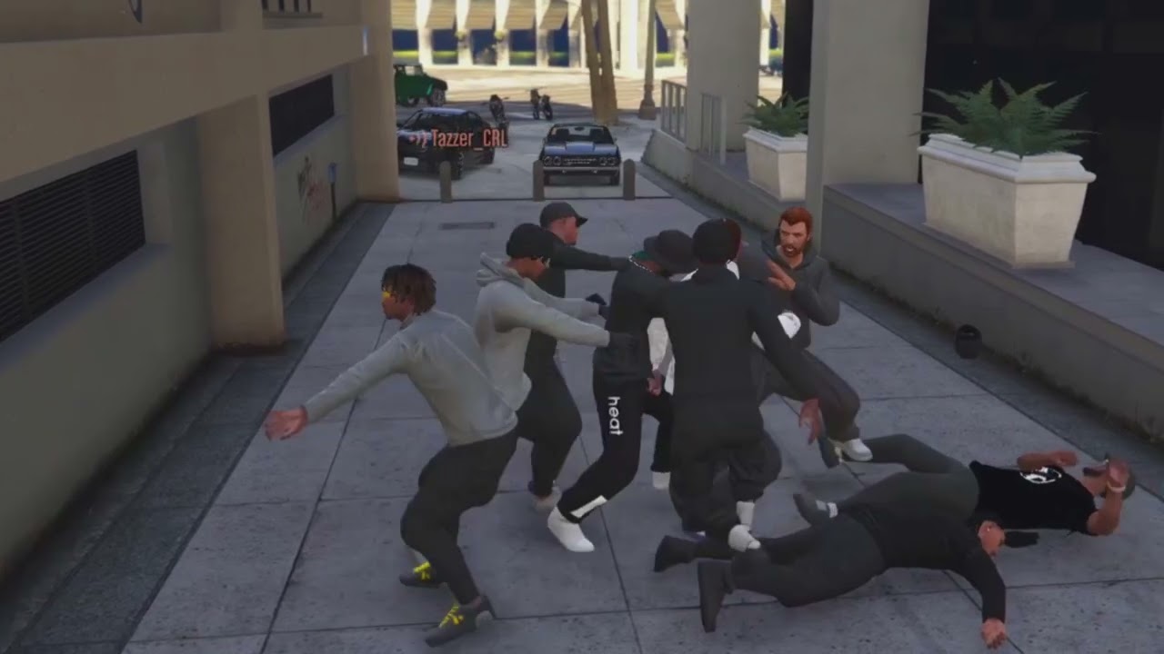 GTA5 RP BAGARRE CITÉ BLANCHE VS CLAMART