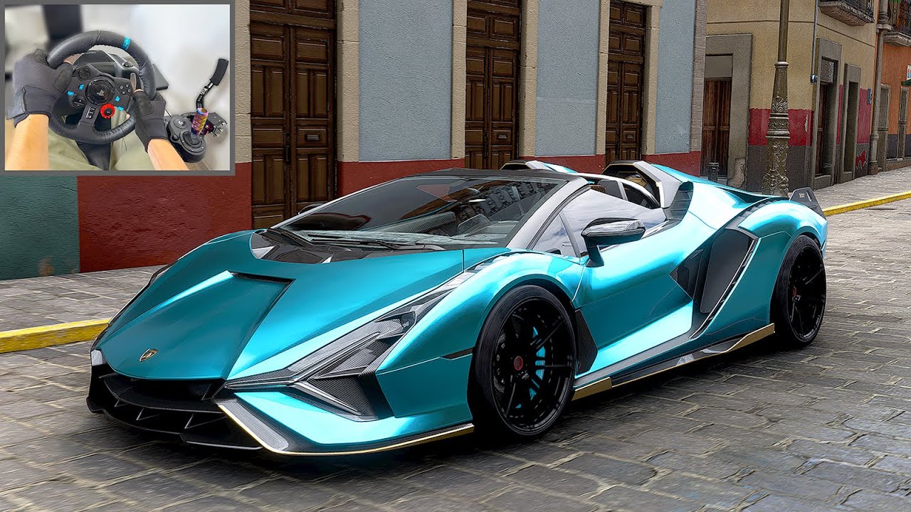 Lamborghini Sian Roadster Freeroam in Forza Horizon 5 – 4K Ultra Realistic Driving