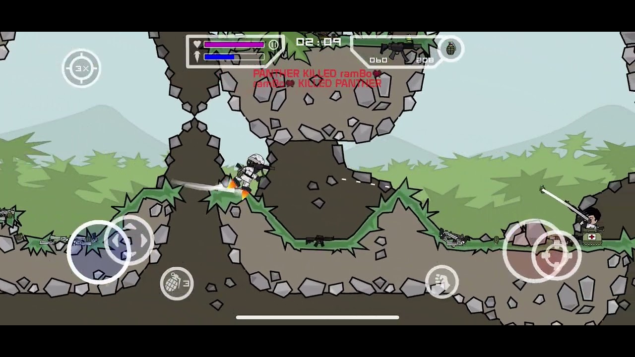 Mini militia gameplay 🥵 game video part 14