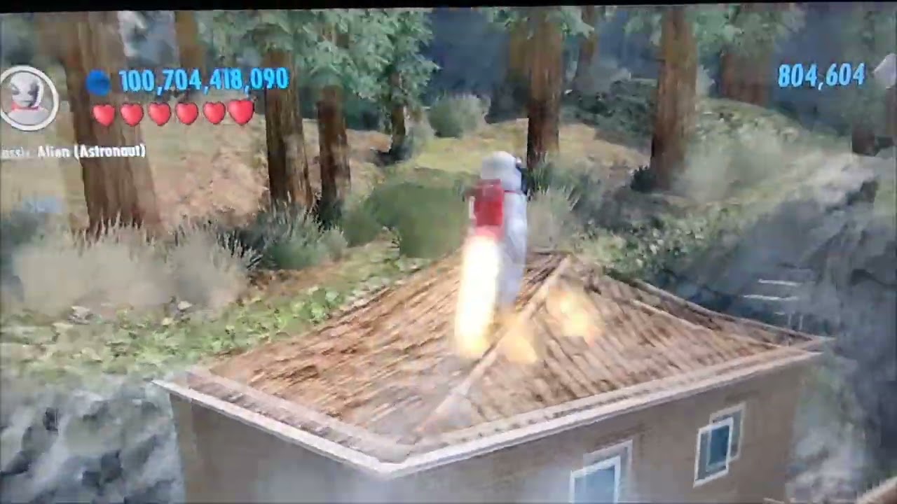 LEGO City Undercover (Wii U) - Insane Out Of Bounds Glitch in Fresco