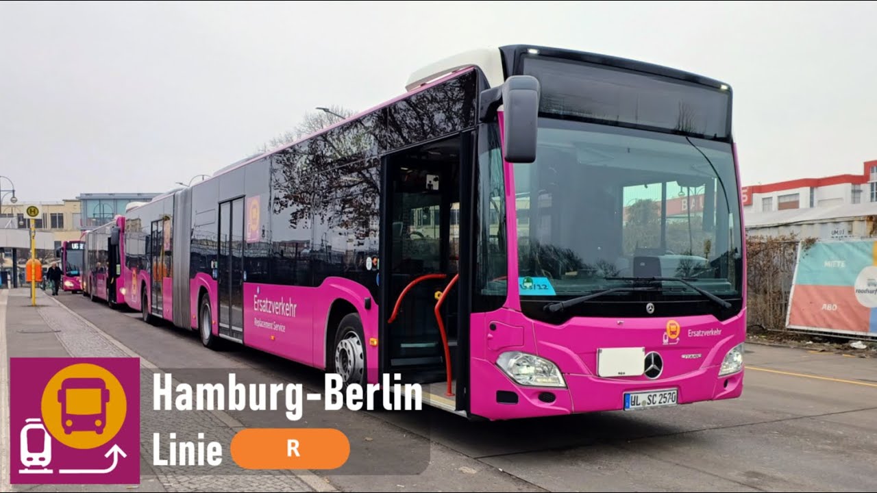 SEV Hamburg–Berlin | Linie R: Seegefeld Bhf - Kyritz Am Bürgerpark | MB C2 G E6 (Schröder Reisen)