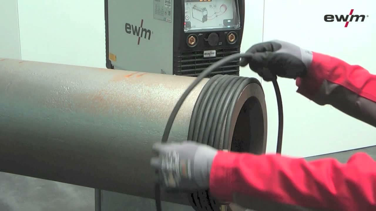 Entmagnetisieren von Rohren und Blechen / Degaussing of pipes and metal sheets