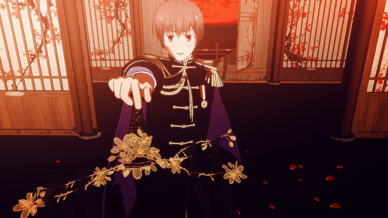 [APヘタリアMMD]アヅア組13人で修羅薔薇