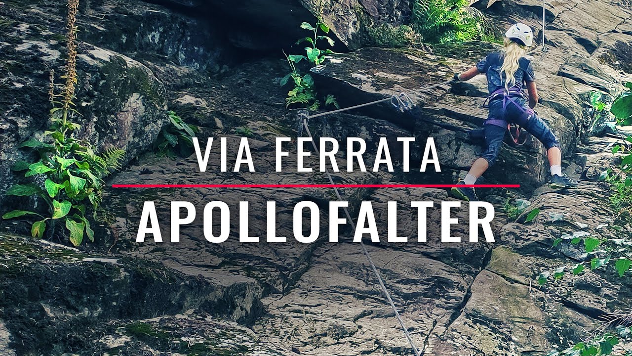 Via Ferrata Apollofalter (A/B) - Klettersteig - Spitzberg Niemcy 2020 - ferraty blisko polski - 4K