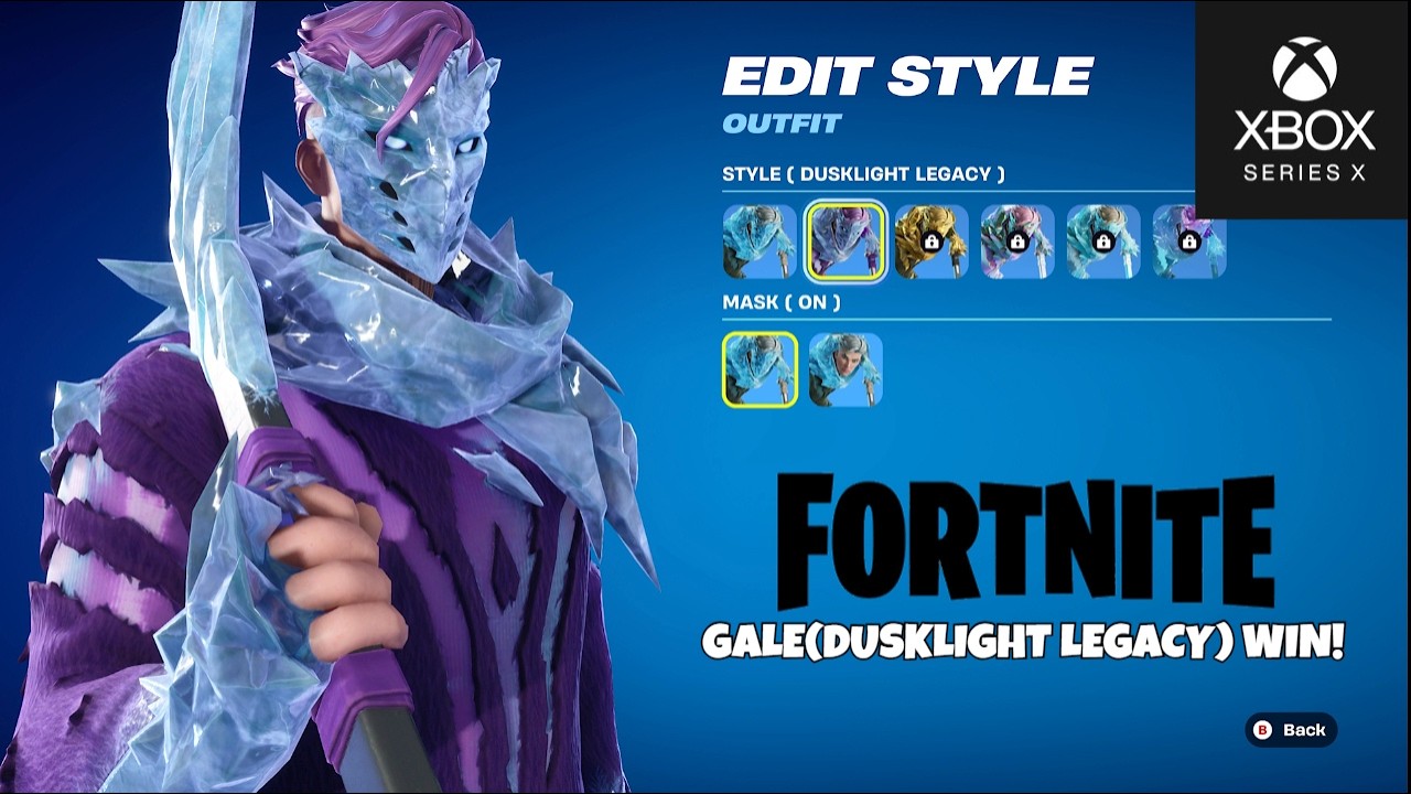 FORTNITE GALE(DUSKLIGHT LEGACY) WIN! XBOX CHAPTER 7 SEASON 1