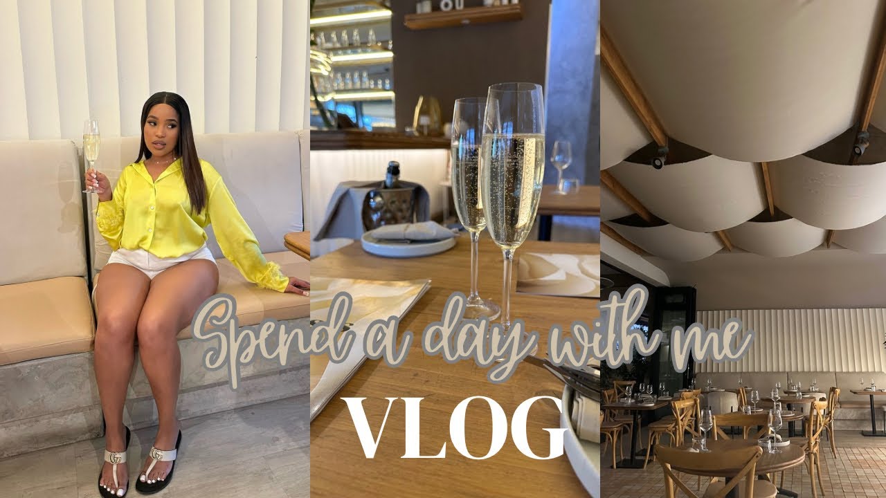 VLOG: Spend a day with me | Princess Treatment🥀| Nail Appointment | Dinner at Besos🇿🇦