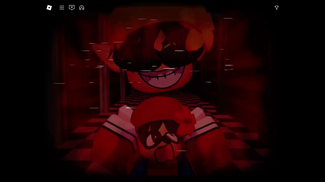 Roblox project afternight Apparition V2 Gameplay (FNF Mario’s madness V2)