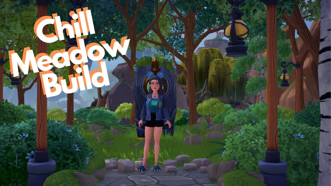 Chill Meadow Pillar Build | Disney Dreamlight Valley