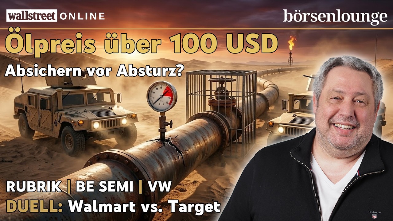 &Ouml;lpreis: Spiel auf Zeit | &Uuml;bernahmeger&uuml;chte bei BE Semi, China-Offensive bei VW & Rubrik