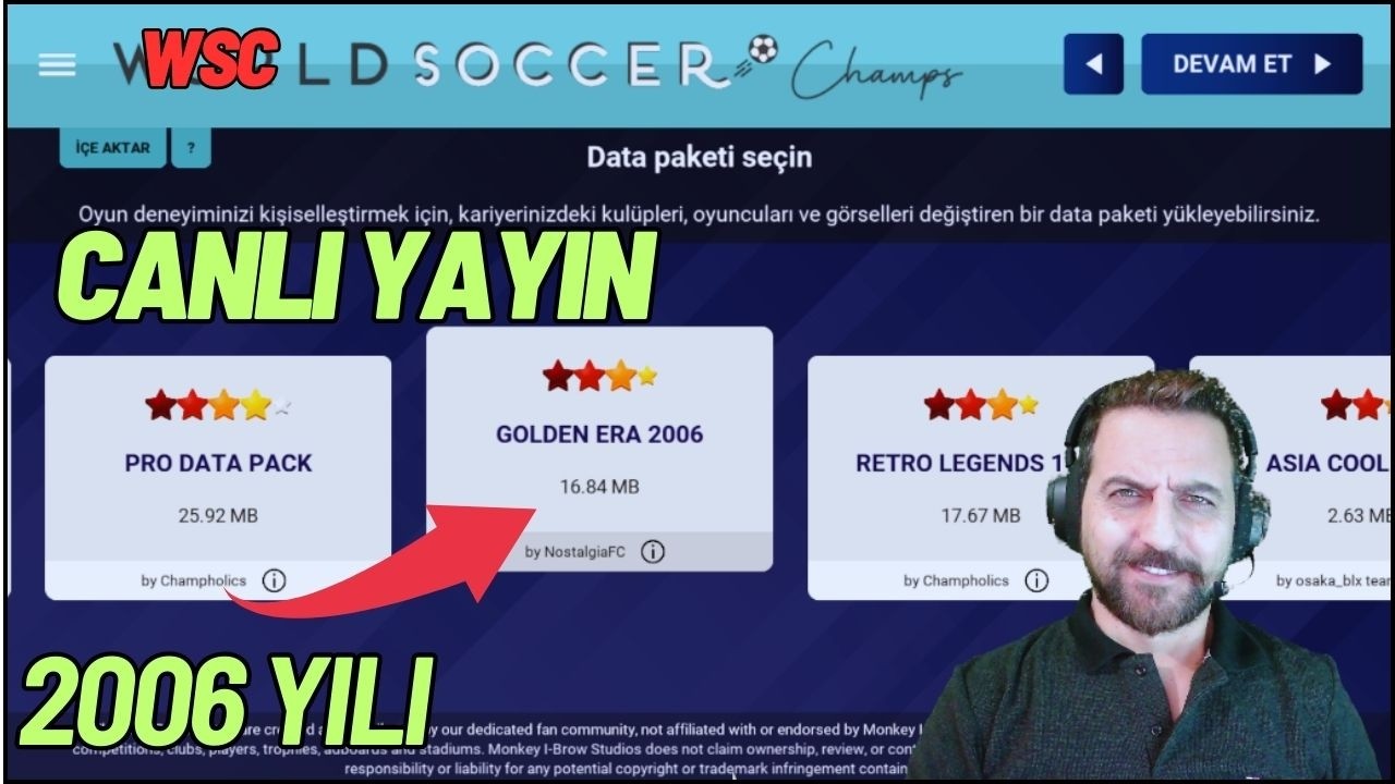 WSC CANLI YAYIN - 2006 YILI KARİYER