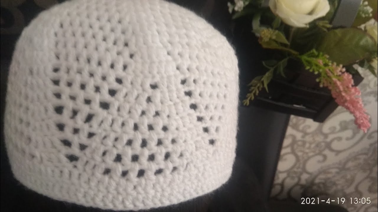 Йигитлар дупписи крючокда/Yigitlar do‘ppisini to‘qish/Вязание тюбетейки