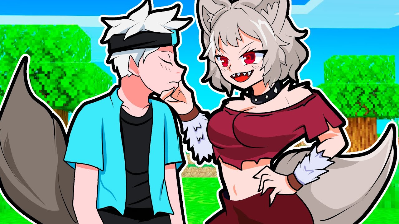 AMOR DE LOBO no MINECRAFT!