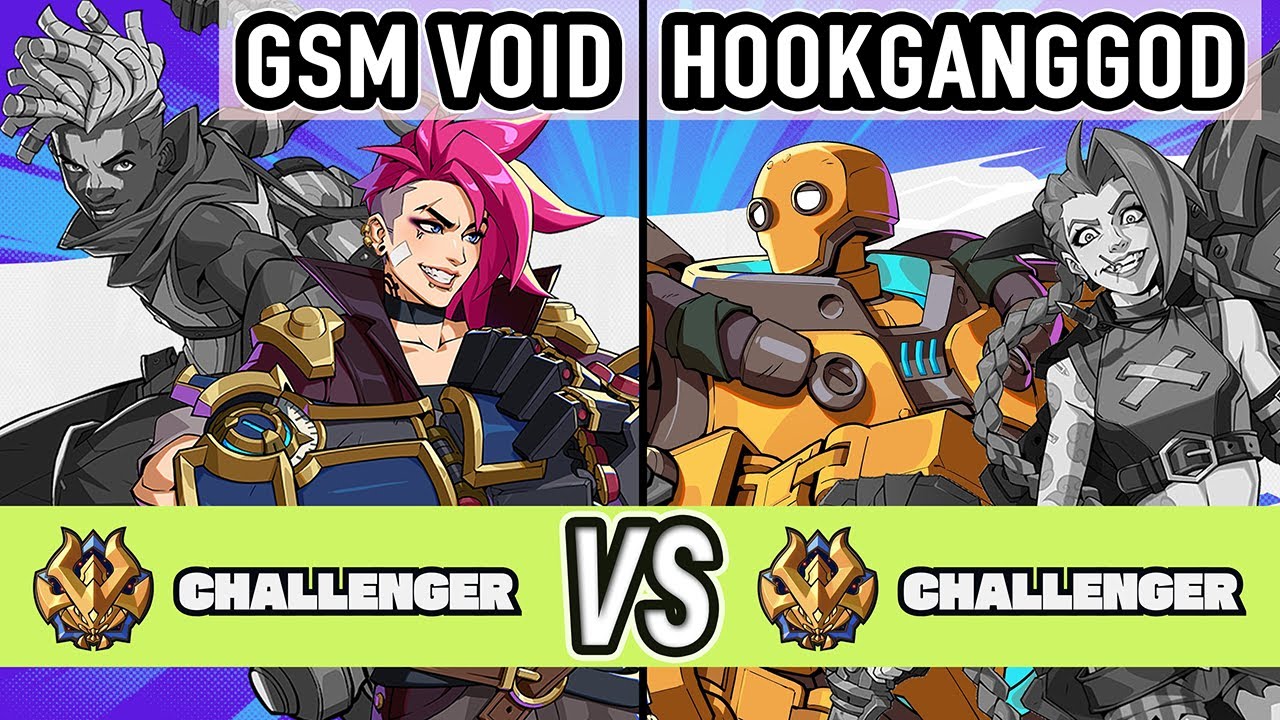 2XKO ▰ gsmVoid (Ekko / Vi) vs Hookganggod (Jinx / Blitzcrank) ▰ High Level Gameplay