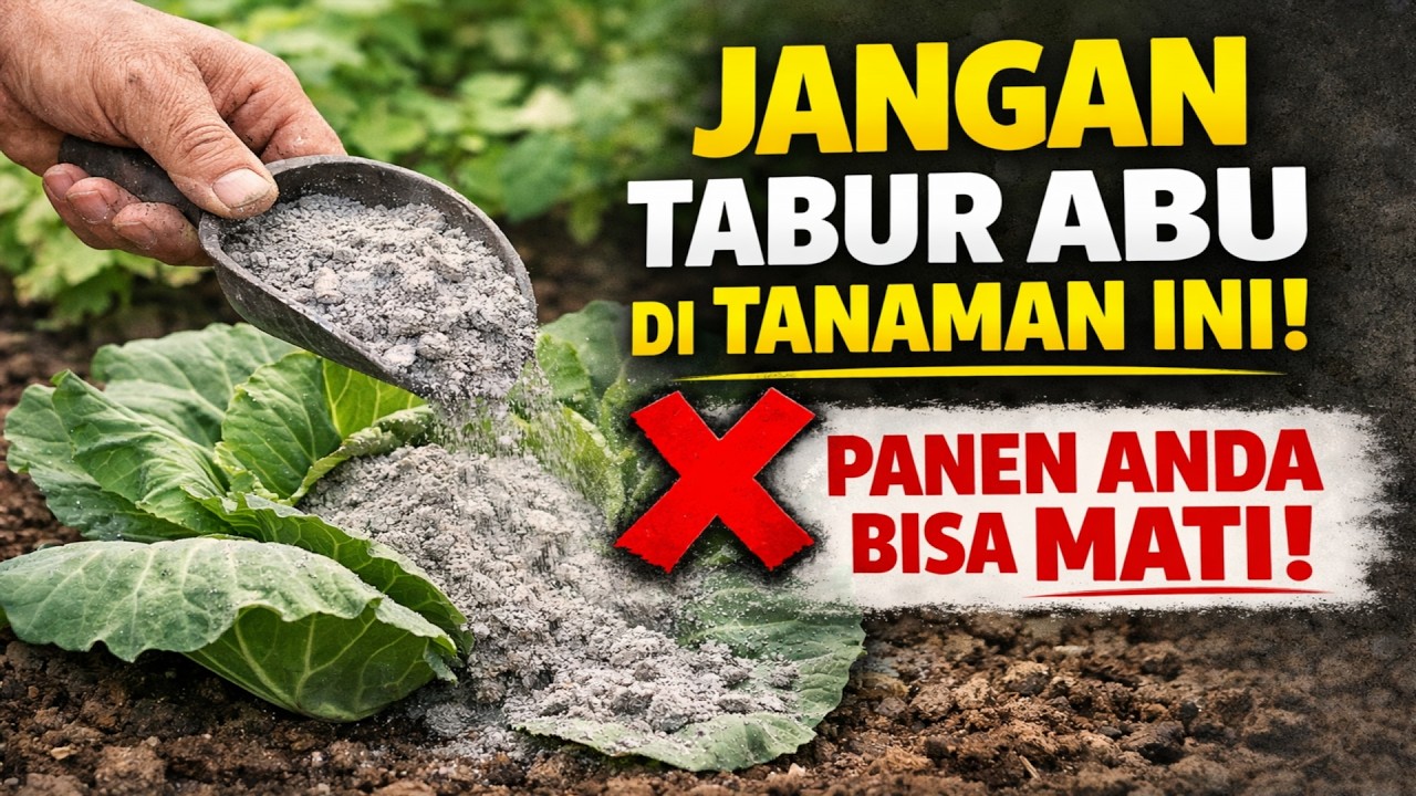 JANGAN PERNAH menaburkan abu di tanaman ini! Ini kesalahan fatal yang bisa MEMBUNUH panen Anda.
