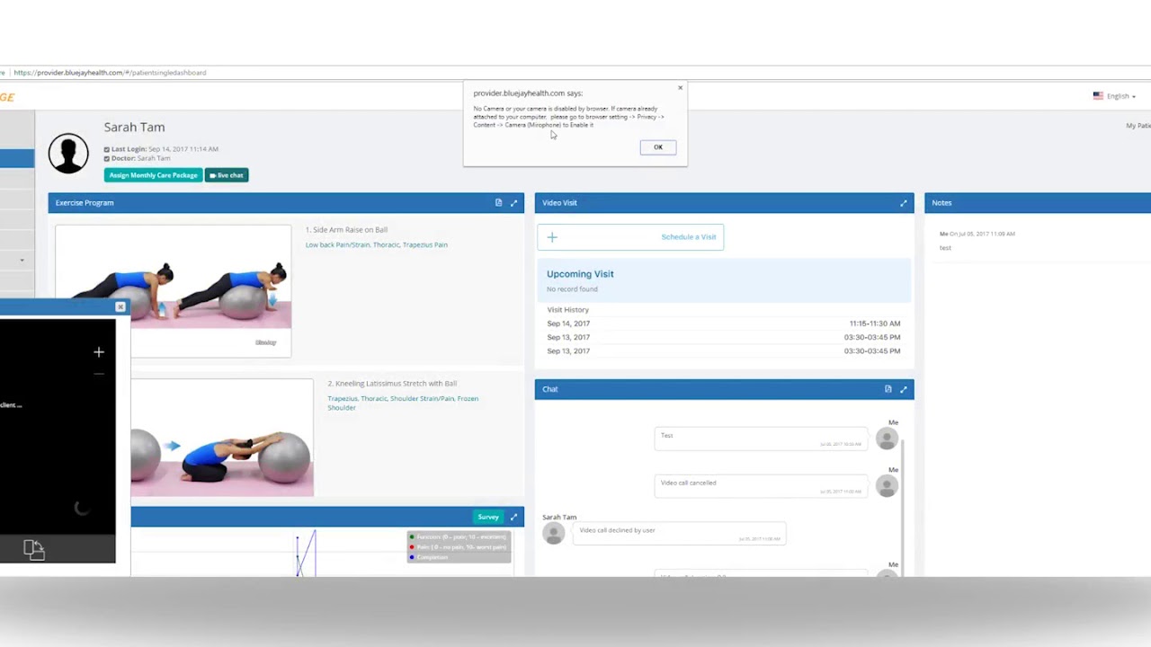BlueJayENGAGE How-to Video - Allowing Camera Access
