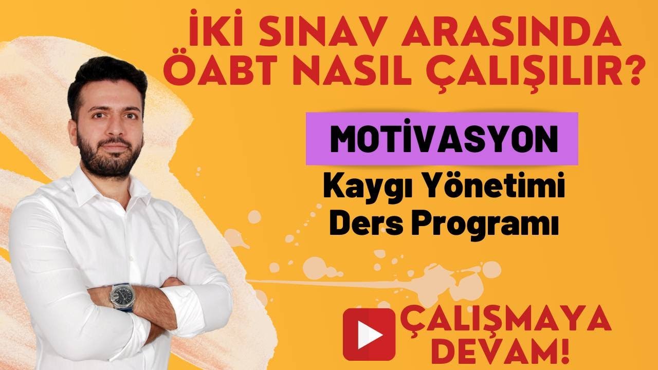 İKİ SINAV ARASI ÖABT NASIL ÇALIŞILMALI? (İkinci Şans)