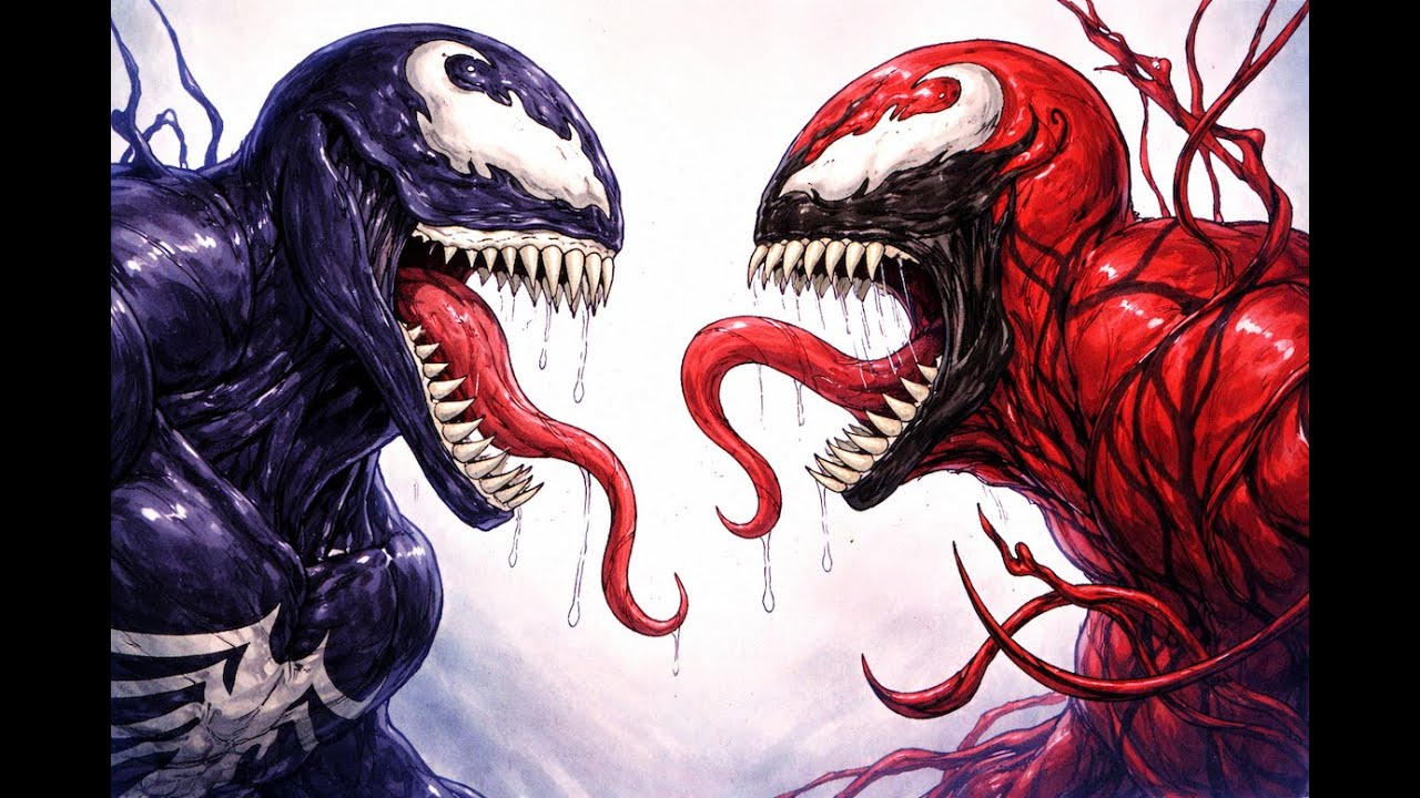 How to Draw Venom vs Carnage | Pencil Sketch Art 🖊️🔥