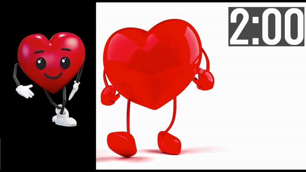2 Minute Countdown Timer with Music | Heart Dancing Timer