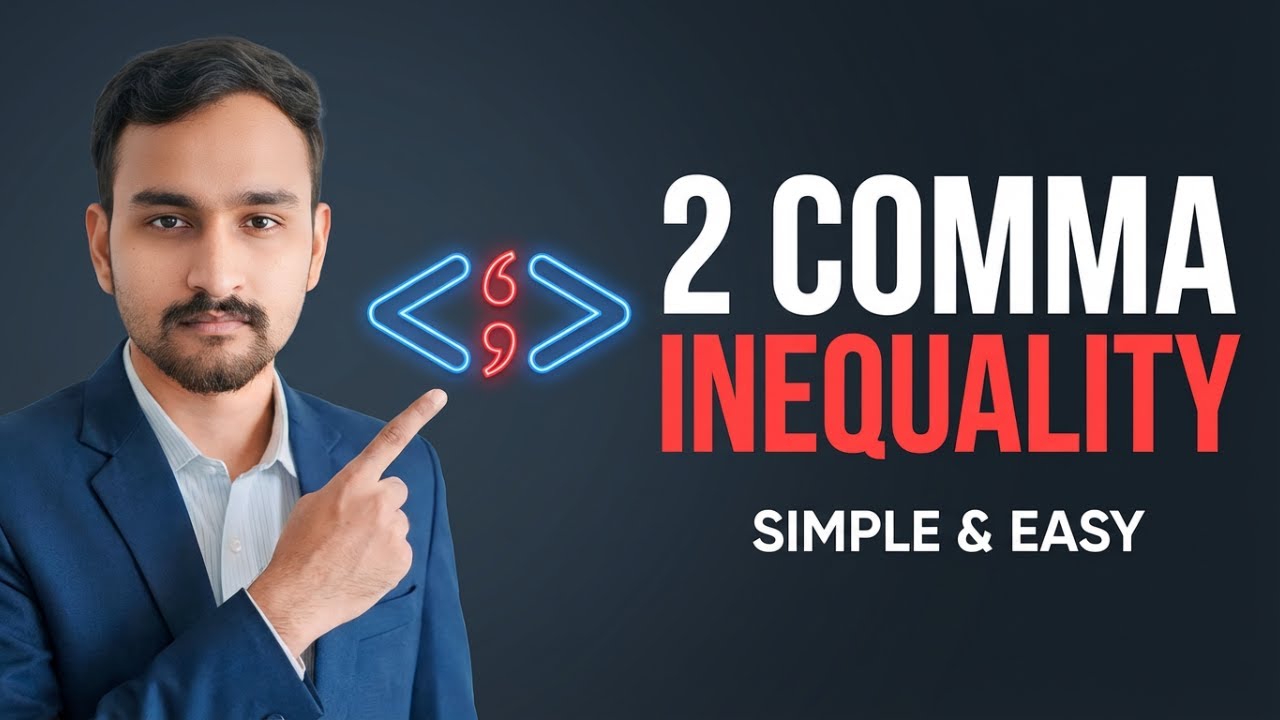 Inequality Reasoning: Simple Inequality (2 Comma) | SSC & Bank Exams | Lec 6
