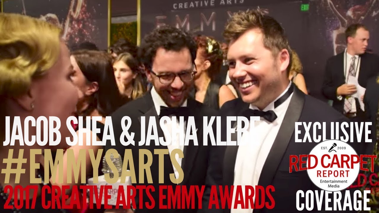 Jacob Shea & Jasha Klebe, Composers, Planet Earth 2 interview at 2017 Creative Arts Emmys Red Carpet