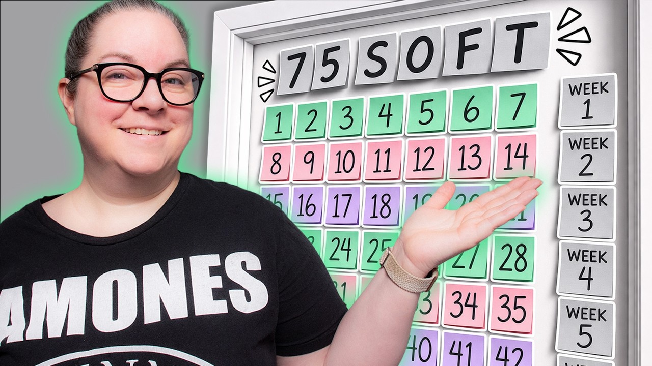 75 Soft Challenge Day 1: Beginner Weight Loss Plan (Stretching Routine, Meals, Mindset) 