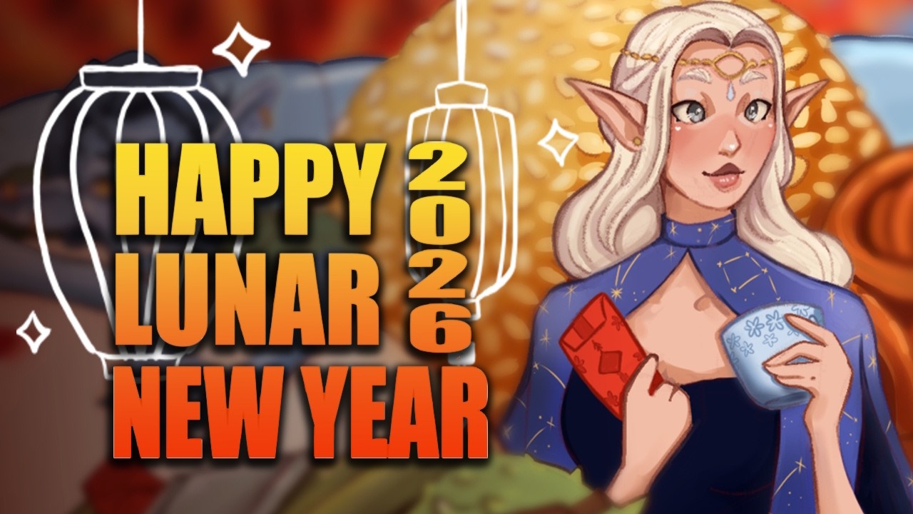 2026 Lunar New Year D&D Speedpaint 🐎🧧🌕