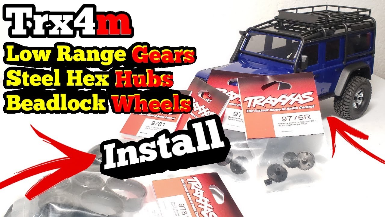 Traxxas TRX4m low range gears and more.