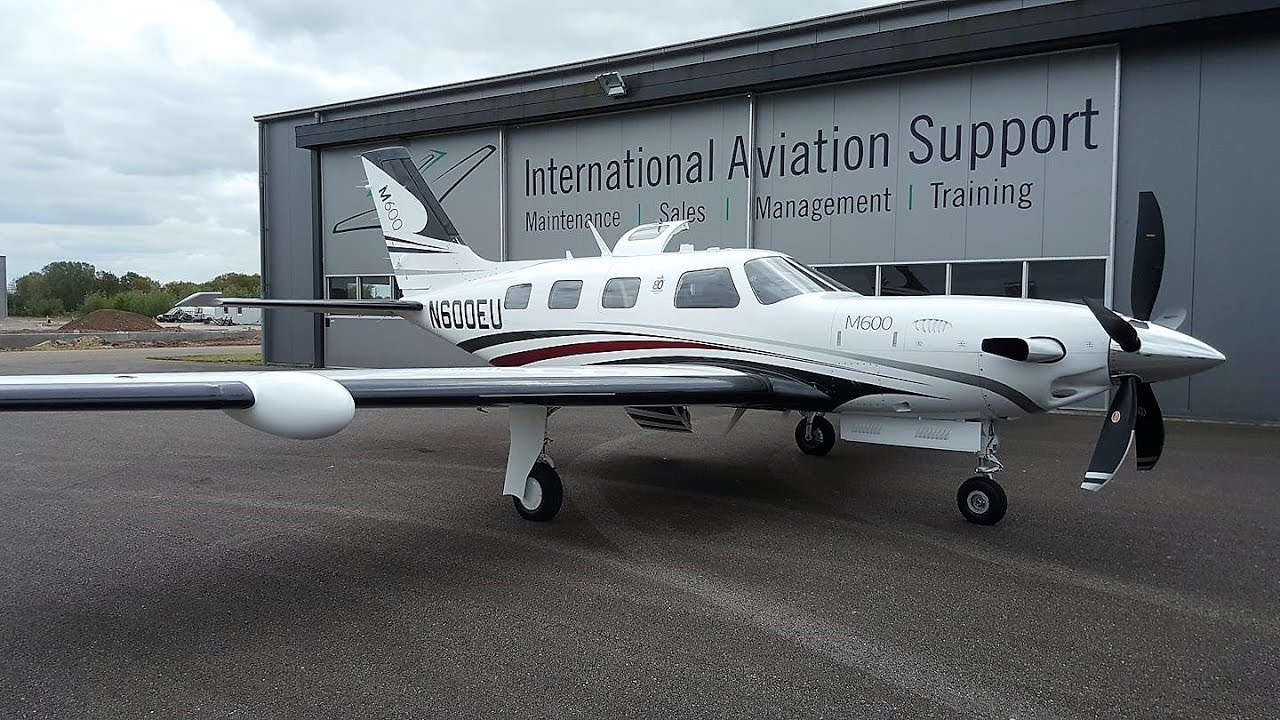 The brand new N600EU Piper M600 first time in Europe at Teuge Airport