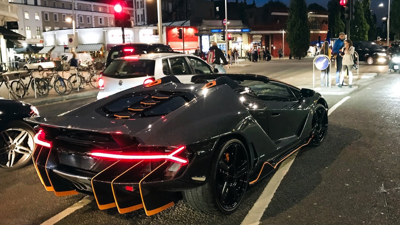 $5MILLION Lamborghini Centenario Roadster CAUSES CHAOS in London!
