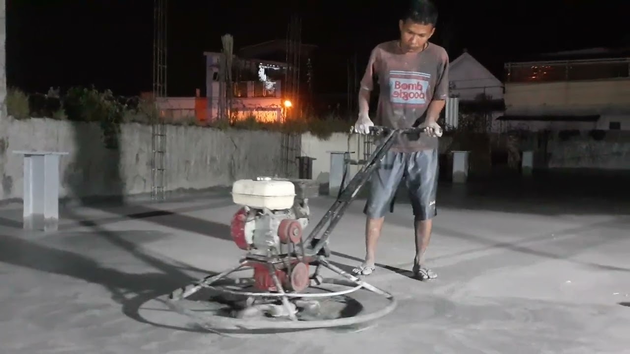 cara kerja trowel jasa floor hardener 081389573379
