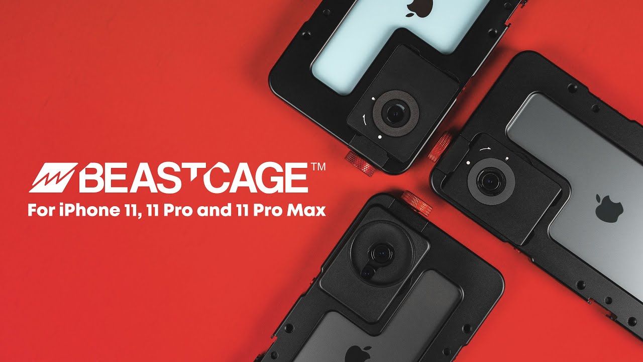 Beastcage - the most advanced camera cages for iPhone 11, 11 Pro and 11 Pro Max from Beastgrip.