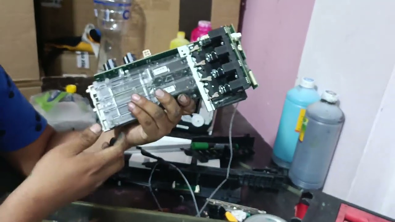 CABEZAL HP PRO 477 TAPADO CON PIGMENTADA VIDEO DOS