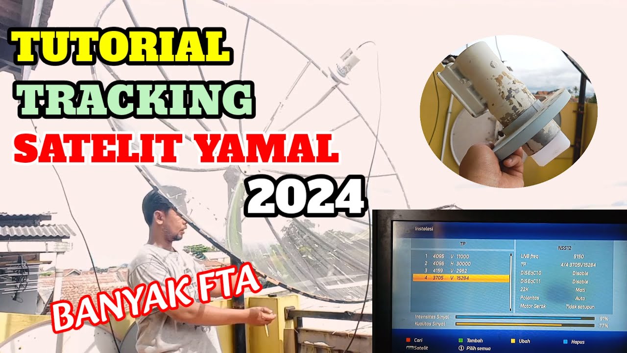 CARA MUDAH TRACKING SATELIT YAMAL 601 TERBARU 2024