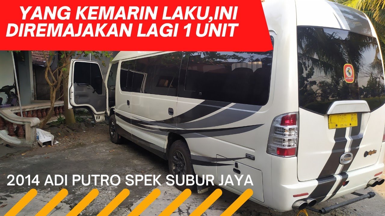 Di jual isuzu elf long adiputro 2014 spek subur jaya