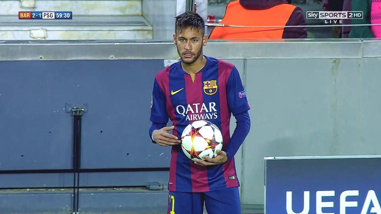 Neymar vs PSG (Home) 2014/15