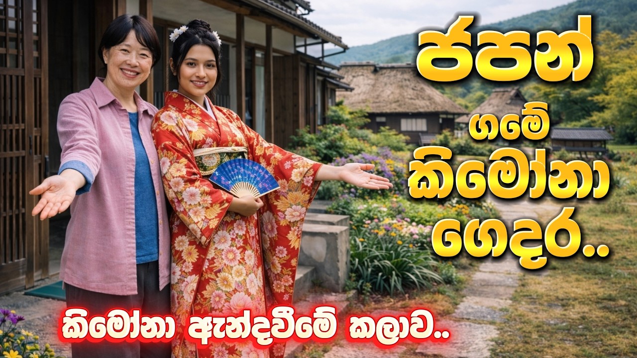 පරම්පරාවෙන් ලැබුණු මීල අදික වටිනා කිමොනො එකතුවක්..👘🇯🇵LifeinJapan#kimono#kimonodressing#japansinhala