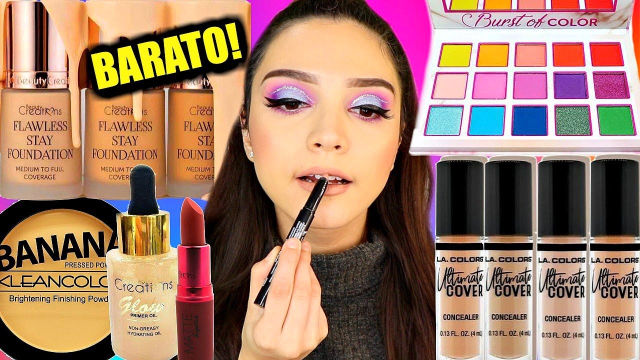 PRUEBO MAQUILLAJE SUPER BARATISIMO!